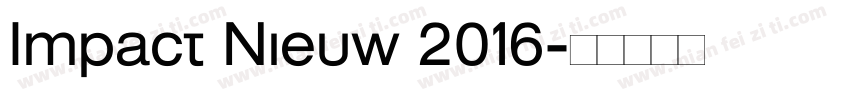 Impact Nieuw 2016字体转换